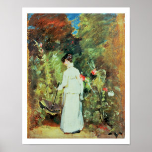 Mrs Constable in her Garden ポスター