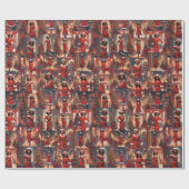 Mrs. Fancy Santa ラッピングペーパー (フラット)