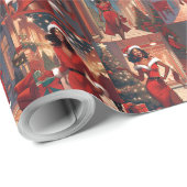 Mrs. Fancy Santa ラッピングペーパー (ロールコーナー)