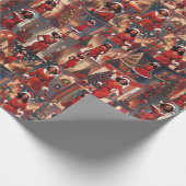 Mrs. Fancy Santa ラッピングペーパー (角)