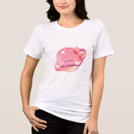 Mrs Forever リップスTシャツ トライブレンドＴシャツ