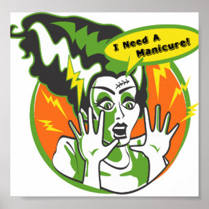 Mrs Frankenstein Needs a Manicure ポスター