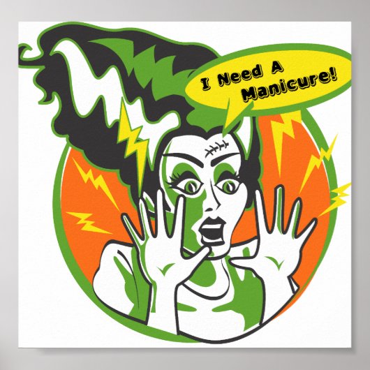 Mrs Frankenstein Needs a Manicure ポスター (正面)