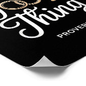 Mrs Good Thing Christian Proverbs Christian Couple ポスター (角)