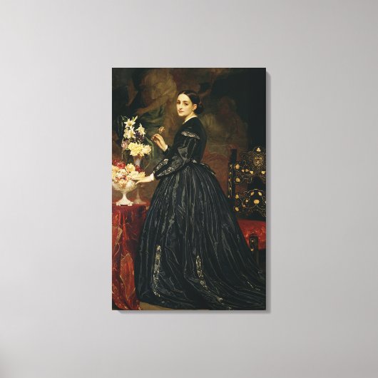 Mrs. James Guthrie, c.1864-5 (キャンバス油) キャンバスプリント (正面)
