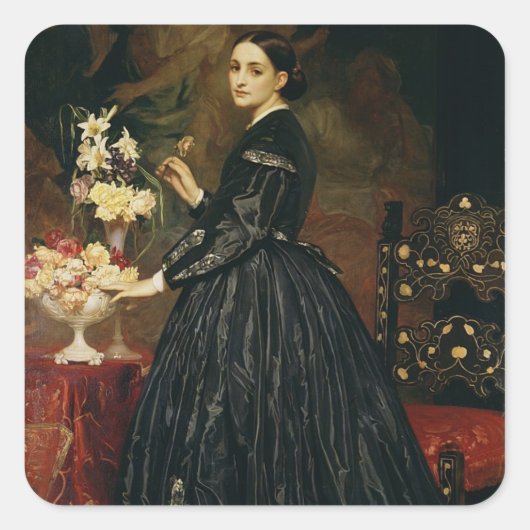 Mrs. James Guthrie, c.1864-5 (キャンバス油) スクエアシール (正面)