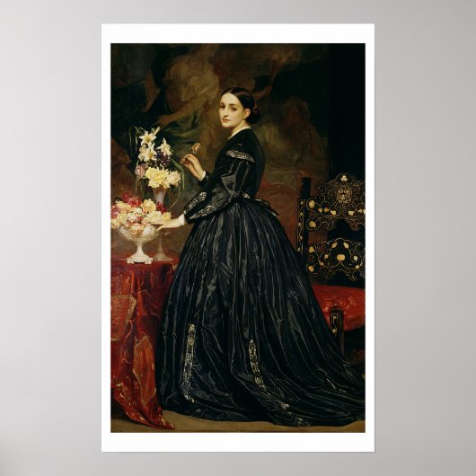 Mrs. James Guthrie, c.1864-5 (キャンバス油) ポスター (正面)
