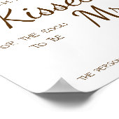 Mrs.Marsalaのキスの数のシャワーゲームのサイン ポスター (角)