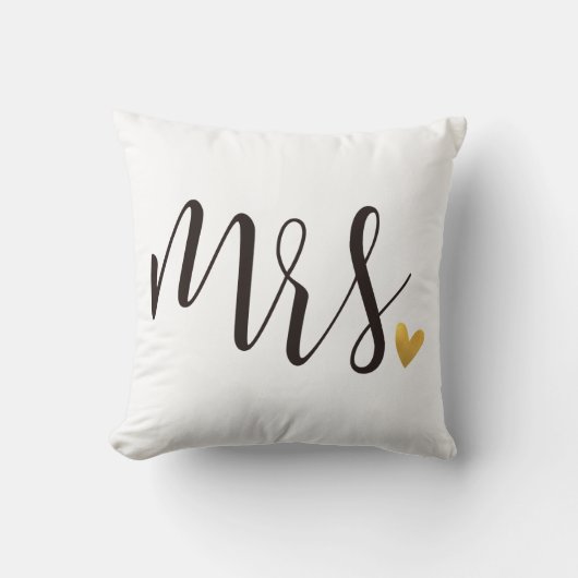 Mrs.|Mr.& Mrs.Weddingのギフト クッション (正面)