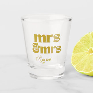 Mrs & Mrs ショットグラス 設立 2024