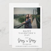 MRS & MRS Valentine's Wedding LGBT Lesbian Photo (正面/裏面)