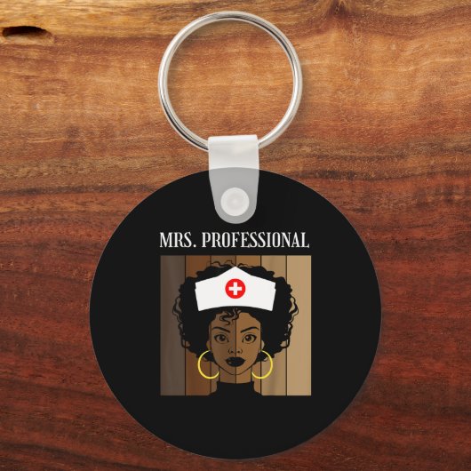 Mrs Professional Nursing Degree Nurse Profession B キーホルダー (正面)
