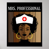 Mrs Professional Nursing Degree Nurse Profession B ポスター (正面)