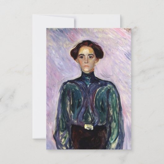Mrs. Schwarz (by Edvard Munch) カード (正面)