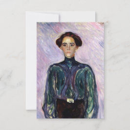 Mrs. Schwarz (by Edvard Munch) カード
