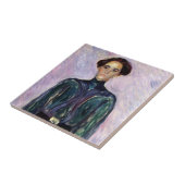 Mrs. Schwarz (by Edvard Munch) タイル (側面)