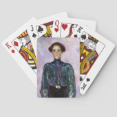 Mrs. Schwarz (by Edvard Munch) トランプ (裏面)