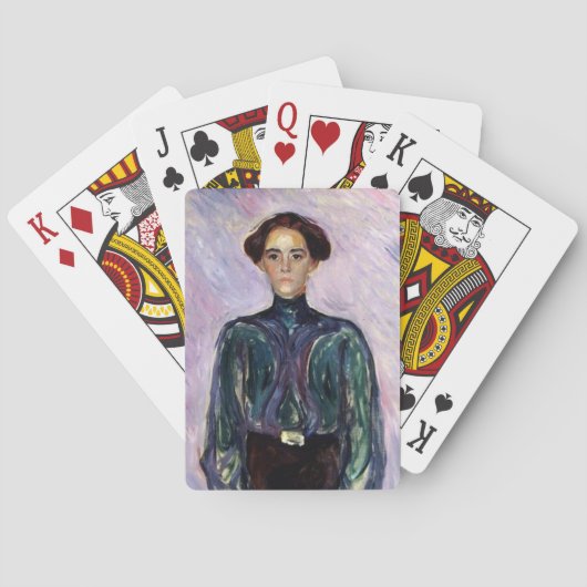 Mrs. Schwarz (by Edvard Munch) トランプ (裏面)