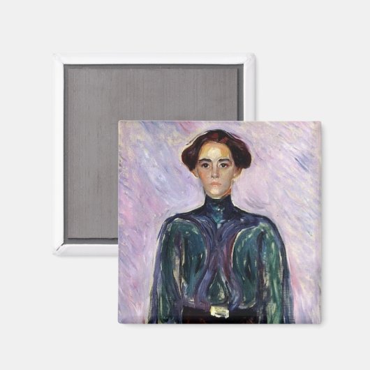 Mrs. Schwarz (by Edvard Munch) マグネット (正面/裏面)