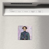 Mrs. Schwarz (by Edvard Munch) マグネット (インサイチュ (食洗機))