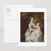 Mrs. Sharpe and Child, 1731 (キャンバス油) ポストカード (正面/裏面)