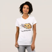 Mrs. Tacoは彼氏の男性と一緒、a.k.a. トラブル Tシャツ (正面フル)