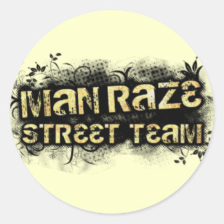 MRSTイエローステッカー ラウンドシール