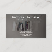 MRT放射線科クリニック及びMRT医療センター 名刺 (裏面)