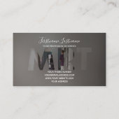 MRT放射線科クリニック及びMRT医療センター 名刺 (裏面)