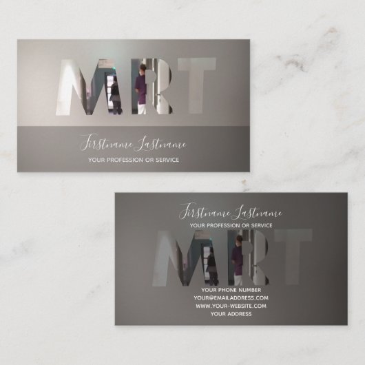 MRT放射線科クリニック及びMRT医療センター 名刺 (正面/裏面)