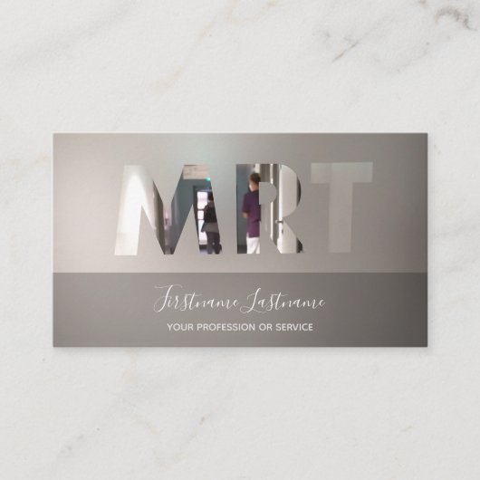 MRT放射線科クリニック及びMRT医療センター 名刺 (正面)