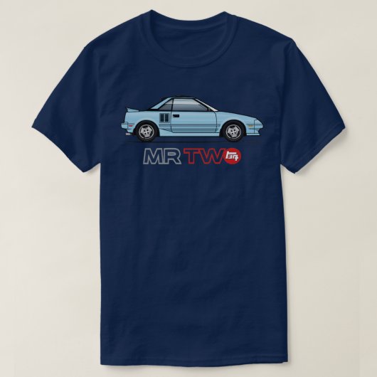 MRTwoBlue Tシャツ (デザイン正面)