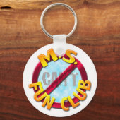 Msおもしろいクラブno 'CAN NOT' keychain キーホルダー (正面)