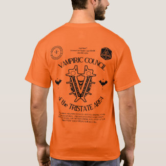 MSおもしろい走スポンサー：Vampiric Council T-Shi Tシャツ