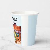 MSでのハロウィーンマウズハウス紙カップ 紙コップ (左)