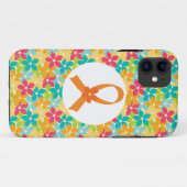 MSの多発性硬化のオレンジリボンの認識度 Case-Mate iPhoneケース (裏面(横))