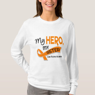 MSの多発性硬化私の英雄私の姉妹42 Tシャツ