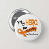 MSの多発性硬化私の英雄私の娘42 缶バッジ (正面&裏面)
