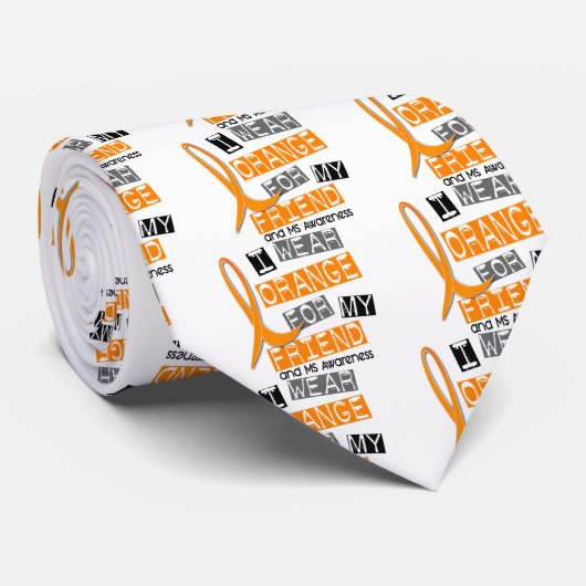 MSの多発性硬化私は私の友人のためのオレンジを身に着けています ネクタイ (ロール)