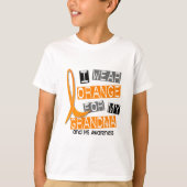 MSの多発性硬化私は私の祖母のためのオレンジを身に着けています Tシャツ (正面)