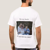 MSの歩行のワイシャツ Tシャツ (裏面)