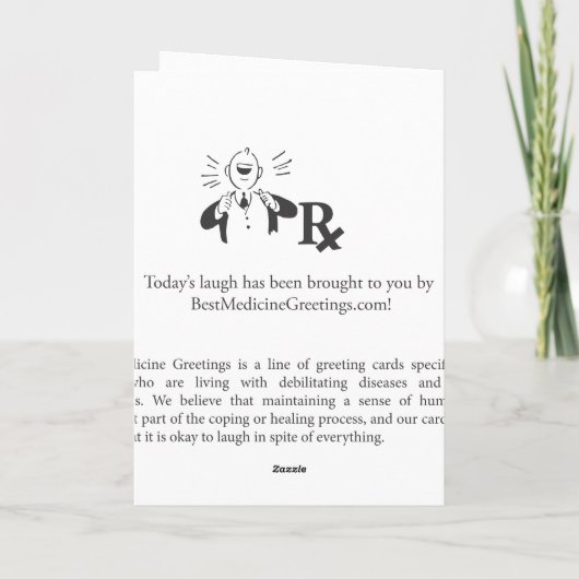 MSの歩行は感謝していしています サンキューカード (裏面)