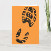 MSの歩行は感謝していしています サンキューカード (正面)