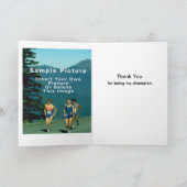 MSの歩行は感謝していしています サンキューカード (内部)