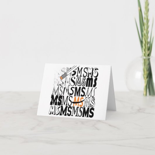 「MSを消去」Notecard カード (正面)