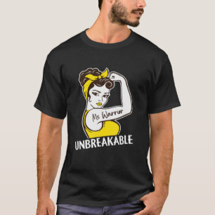 MSウォリアー壊れない多発性硬化症アワレン Tシャツ