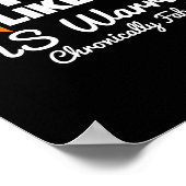 Msウォリアー認識度Multiple Scleroのように戦う ポスター (角)
