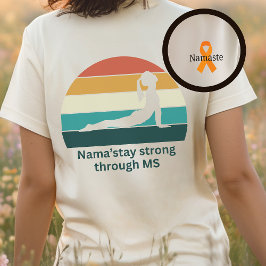 MSウォリアー、多発性硬化症、ヨガラバーギフト トライブレンドTシャツ