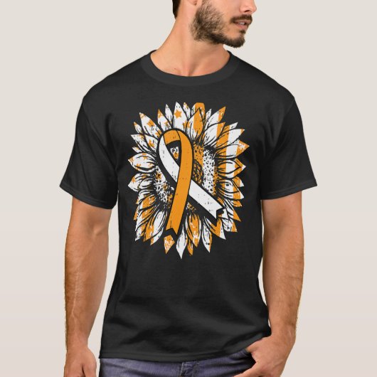 Msオレンジリボン多発性硬化症認識度サンフ Tシャツ (正面)