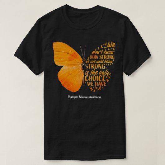 MSギフト女性女性妻かわいい多発性硬化症 Tシャツ (デザイン正面)